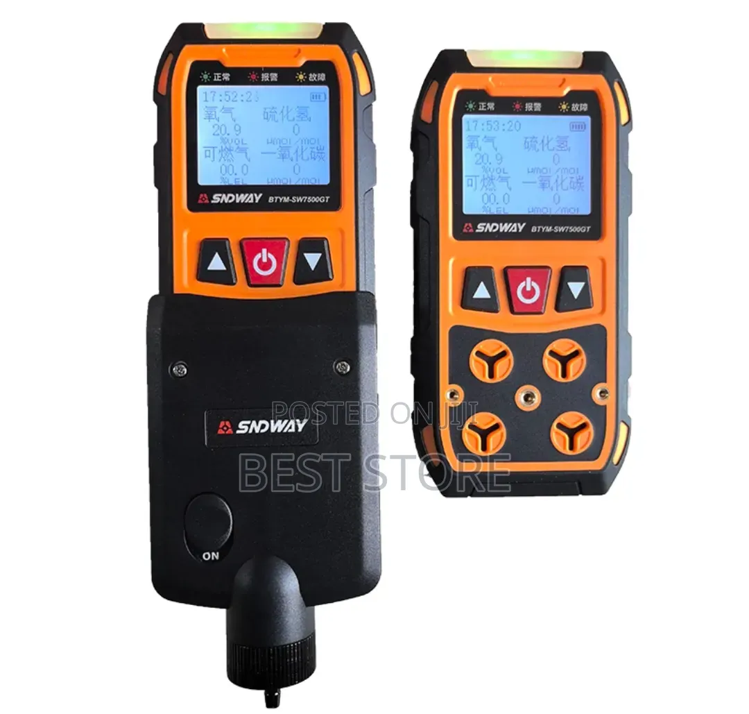 4 in 1 Gas Detector Toxic Carbon Monoxide Combustible O2, Co, H2s, Lel
