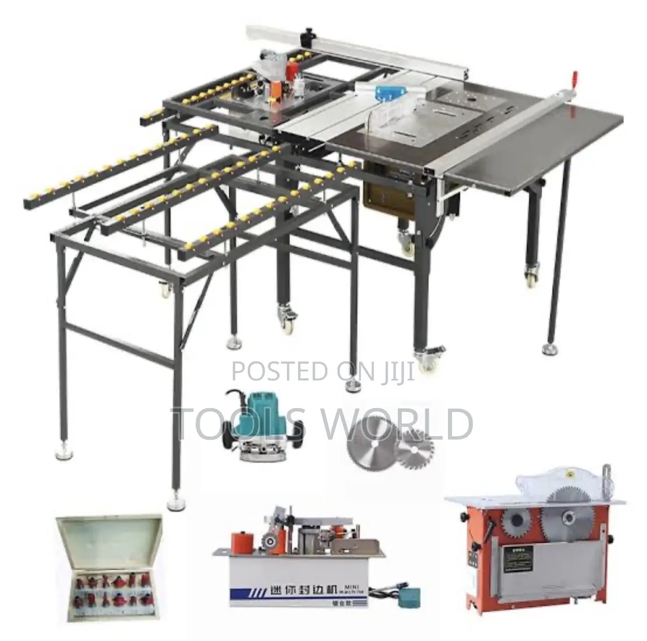 5 in 1 Multifunction Woodworking Machine for Mdf, Cabinets Furniture