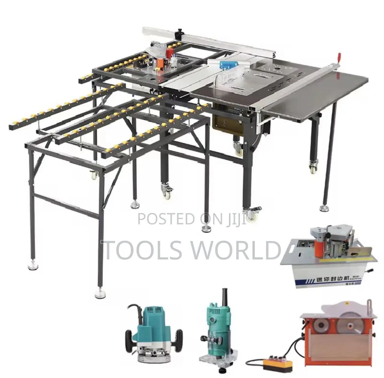 5 in 1 Multifunction Woodworking Machine for Mdf, Cabinets Furniture