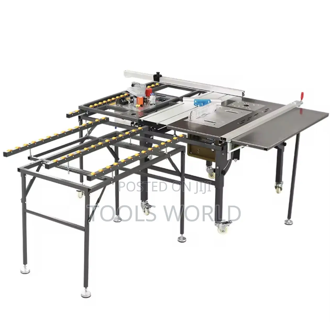 5-in-1 Portable Sliding Table Saw With Edge Bander Palm Router