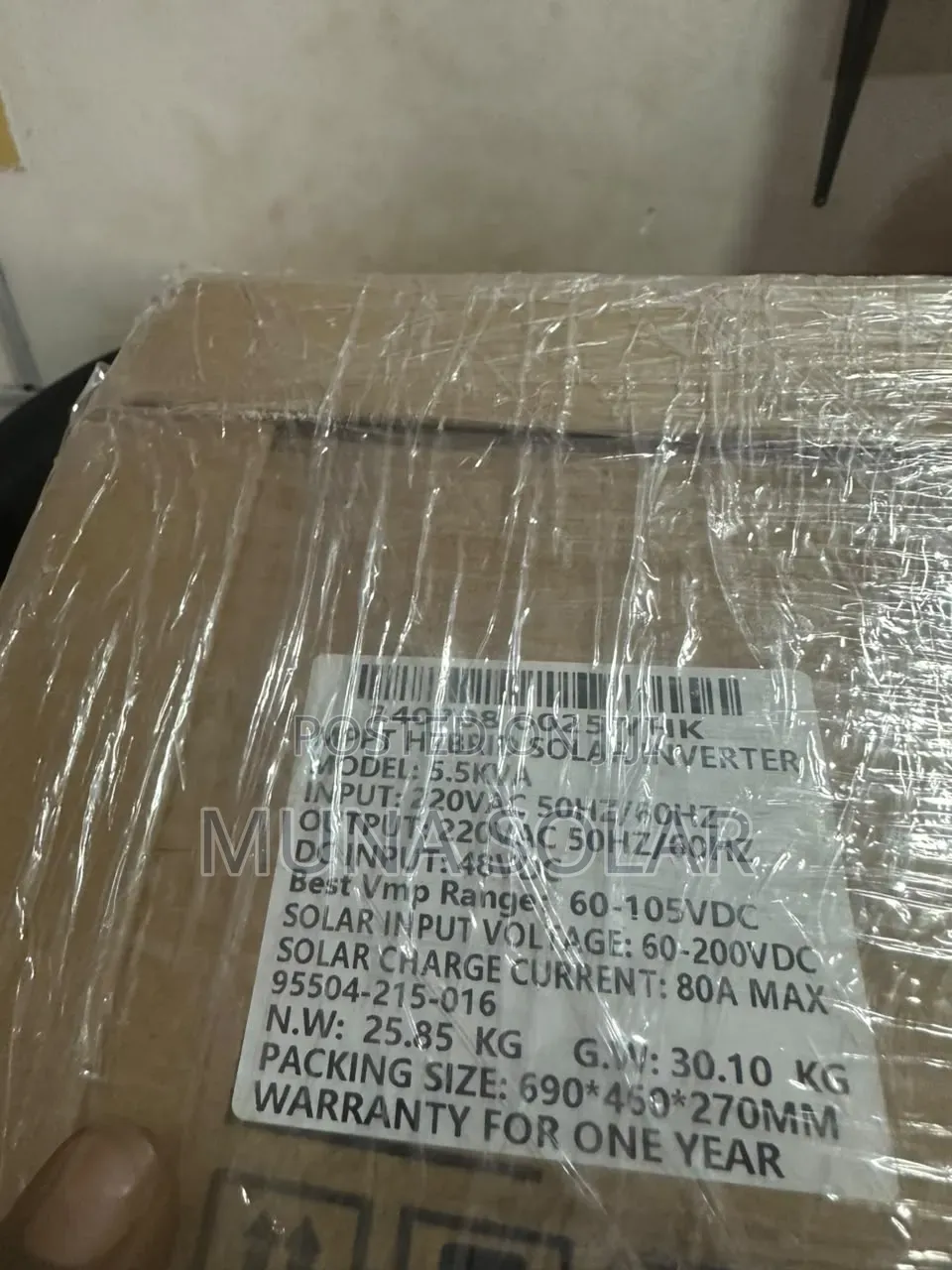 5.5kva 48v Hybrid Yohako Solar Inverter
