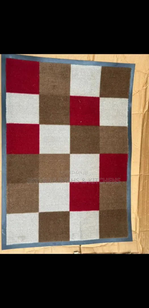 ​Premium Heavy-Duty Striped Door Foot Mats–