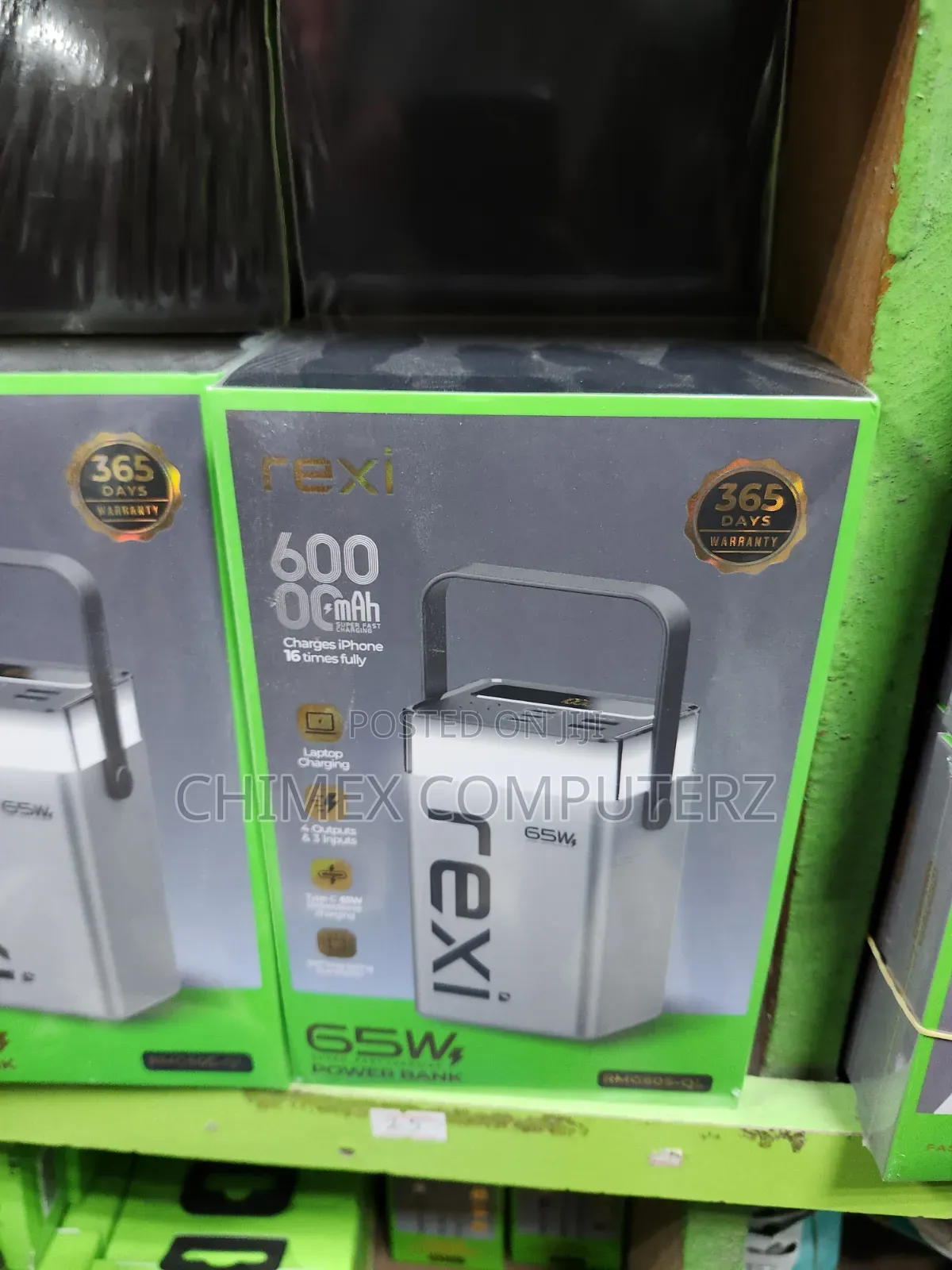 Rexi 65w 60000mah Powerbank[Can Charge Laptop]