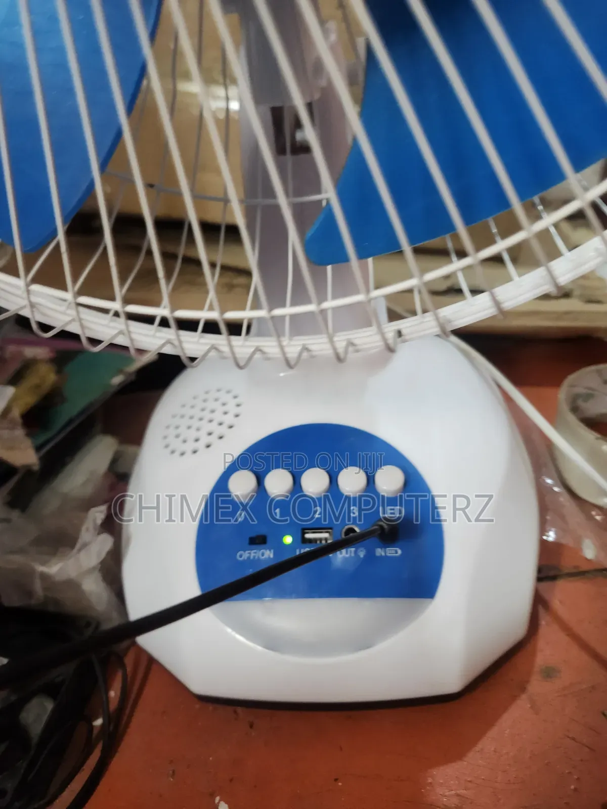 Original Charweek Solar Table Fan
