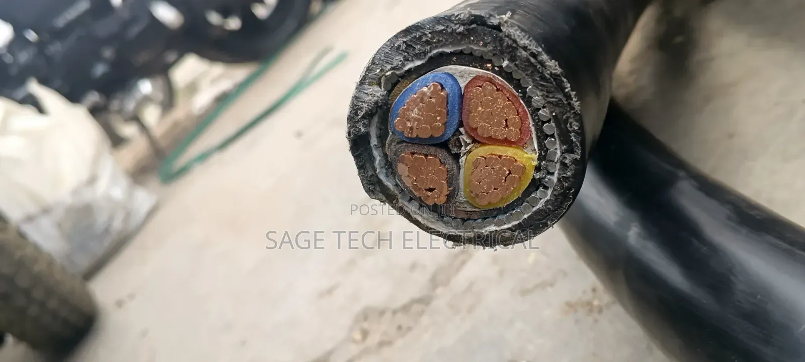 50mm 4core Bicc Armoured Cable
