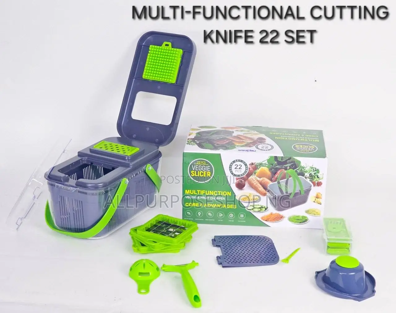 22pcs Vegetable Slicer