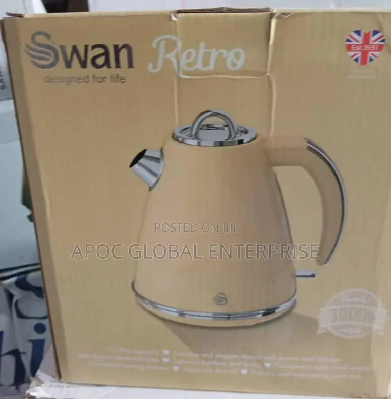 Swan Retro Jug Kettle, Fast Boil, Easy Pour