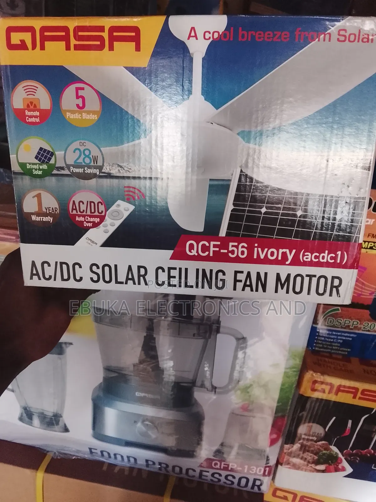 Gasa Ceiling Fan Ac and Dc 5 Blade Is Available Now