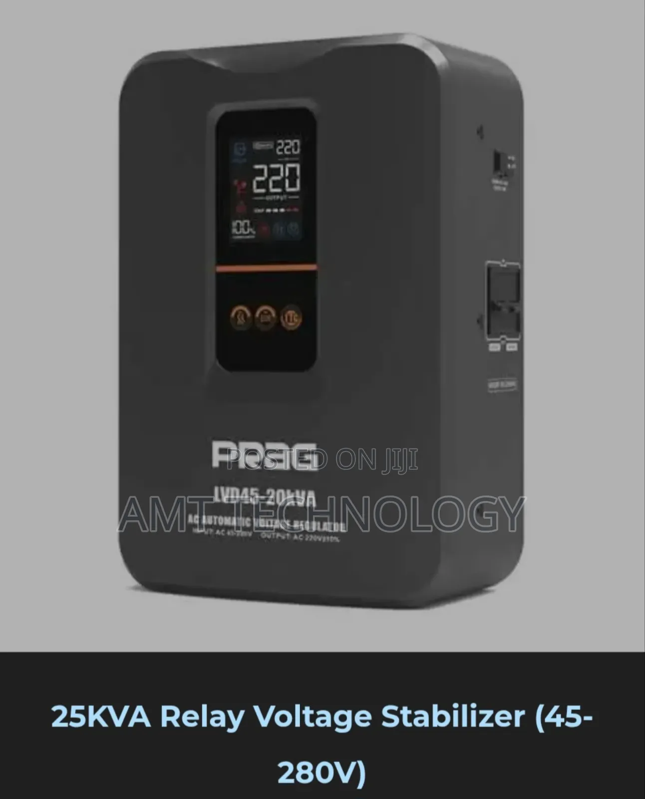 25kva Prag Relay Stabilizer 45v-280v