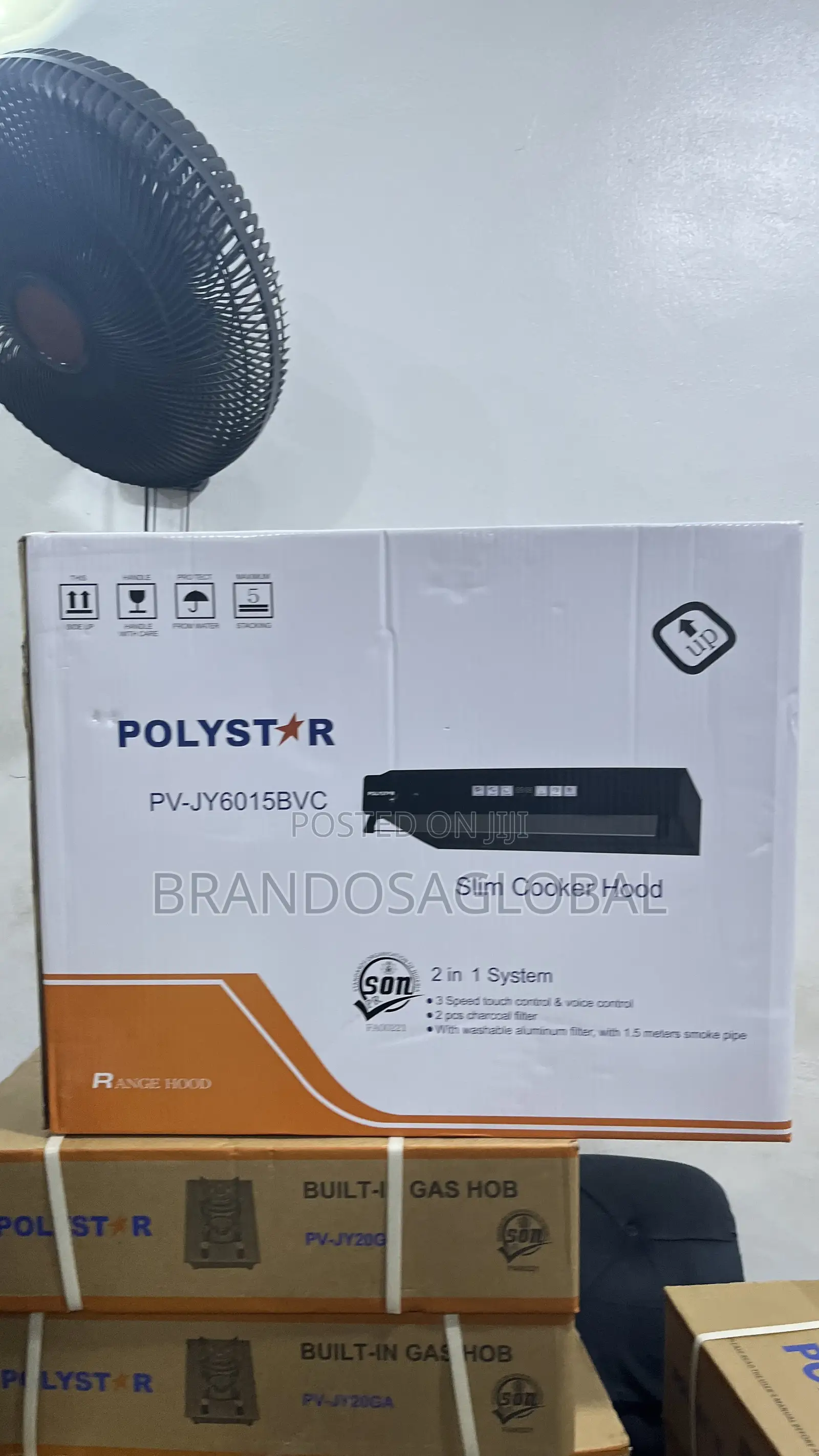 Polystar Slim Cooker Hood Pv-Jy6015bvc–Powerful Kitchen Ventilation