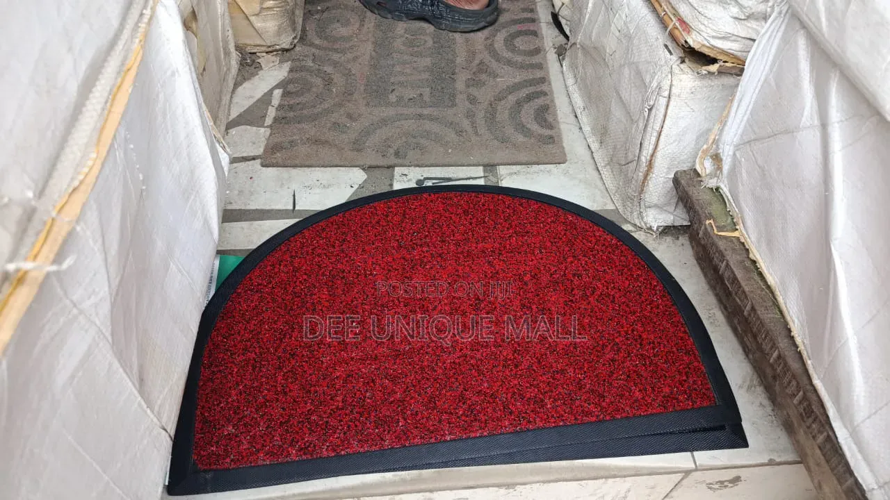 Semi-Circle Fauxgrass Floor Door Mat,Anti-Slip Rubber.Footmat