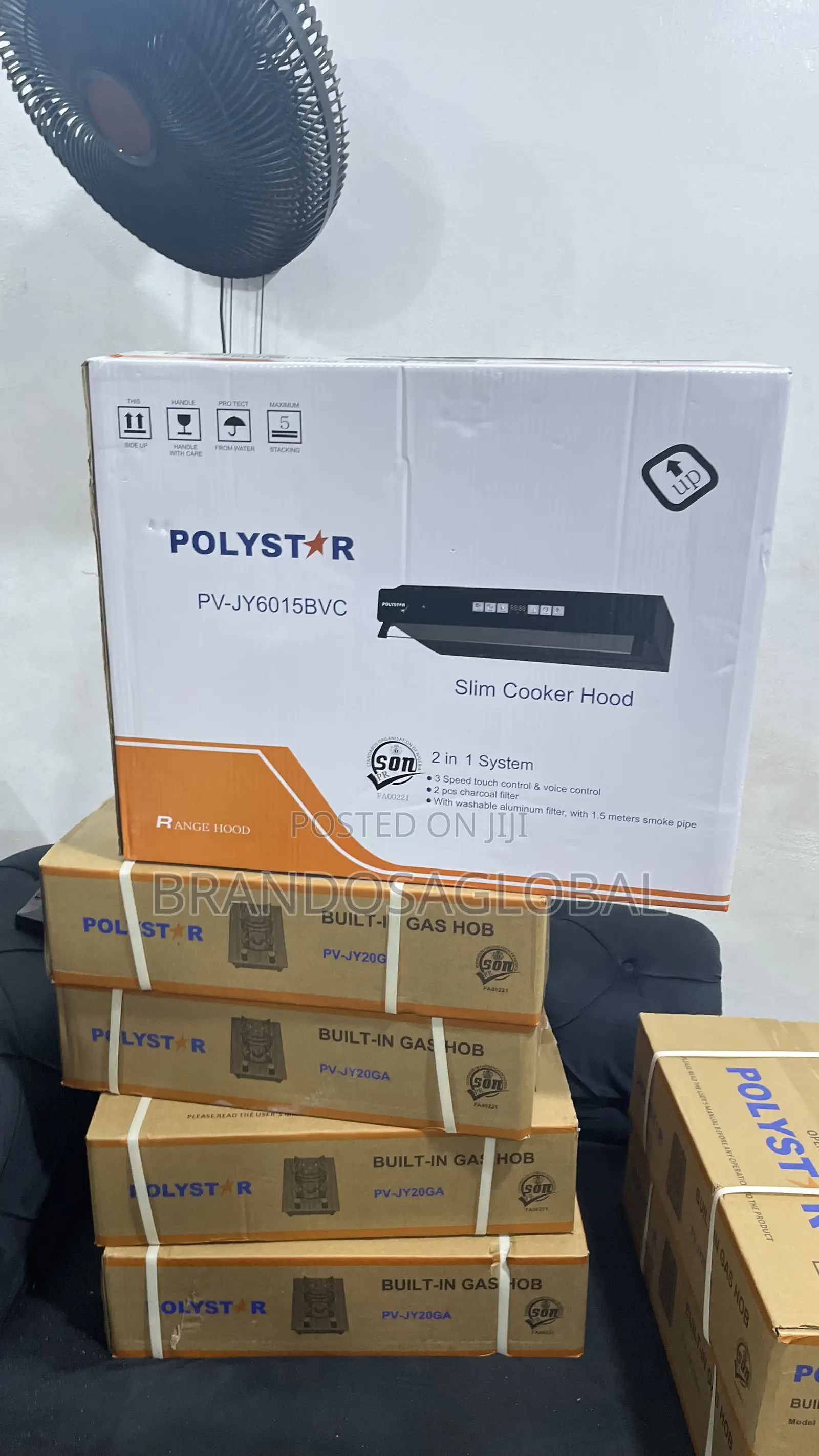 Polystar Slim Cooker Hood Pv-Jy6015bvc – Modern Slim Kitchen Hood