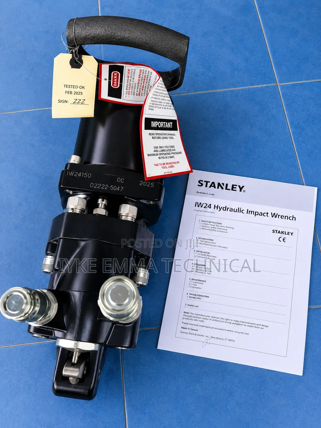 Hydraulic Impact Wrench 1-1/2"