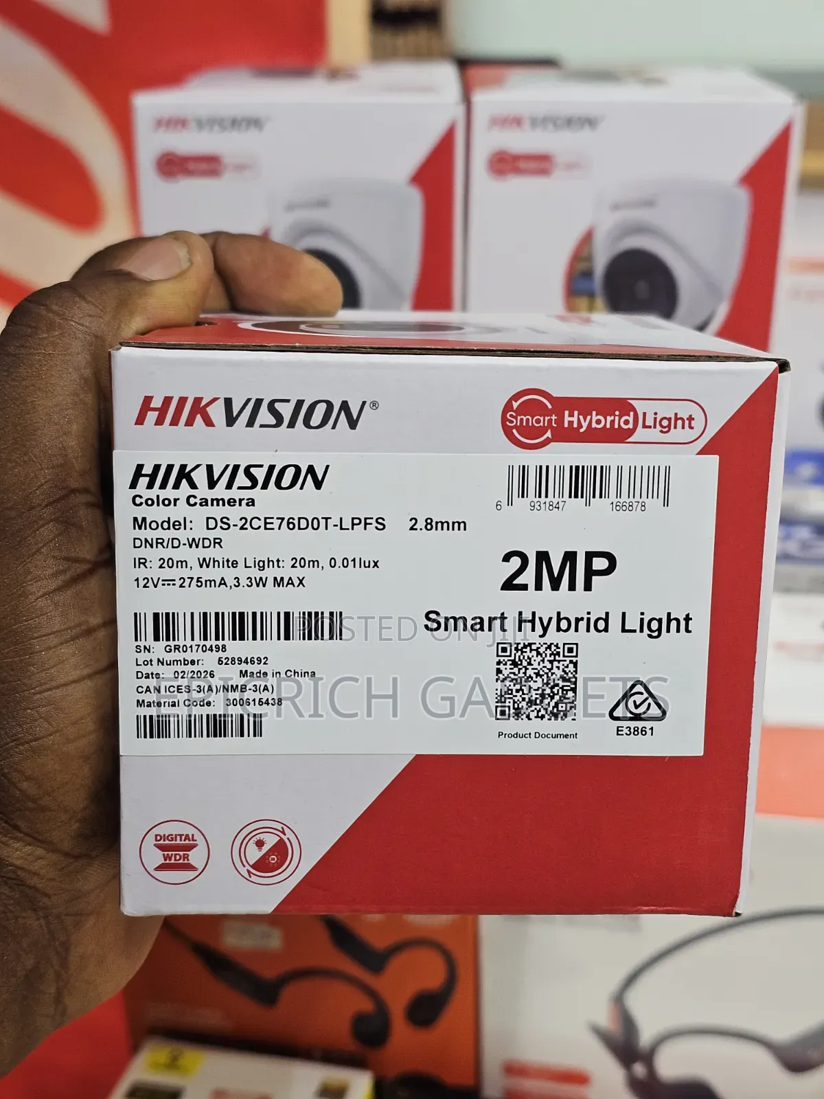 Hikvision 2mp Smart Hybrid Light Indoor CCTV Camera