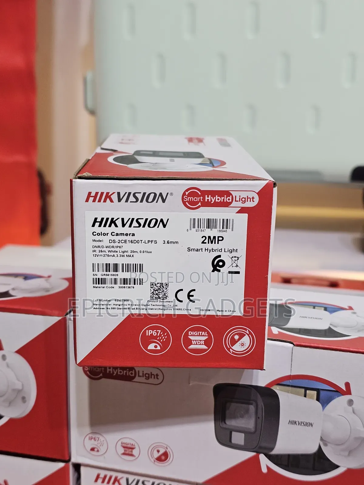 Hikvision 2mp Smart Hybrid Light Outdoor Audio Camera One-Way Audio