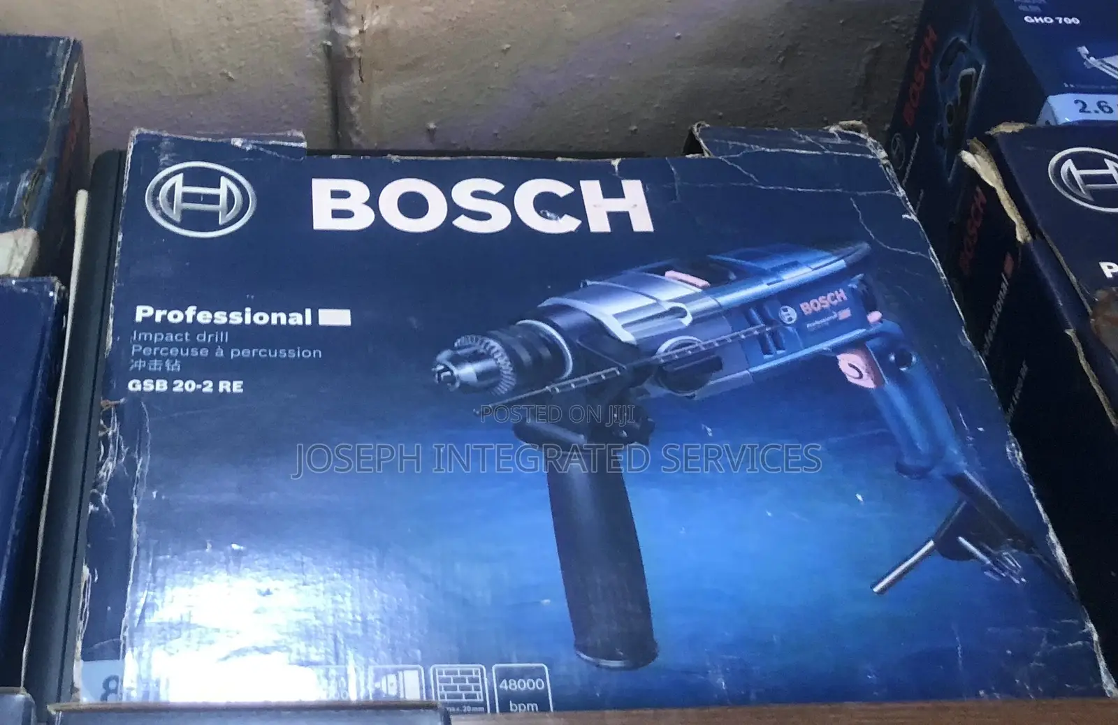 Bosch GSB 20-2 Re Professional Impact Drill, Featuring an 800w Motor