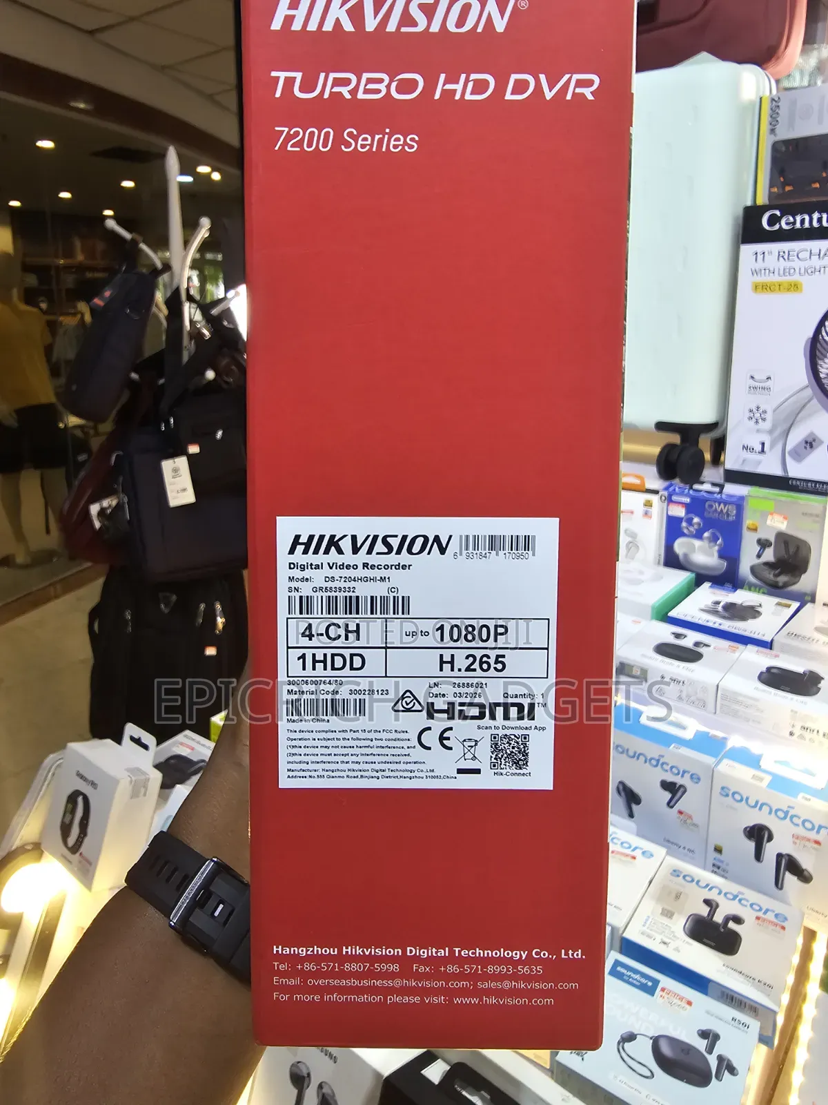 Hikvision Turbo Hd 4 Channel 2mp DVR CCTV Recorder