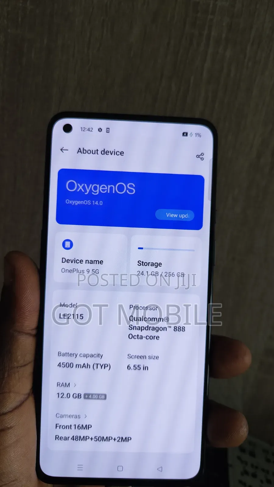 OnePlus 9 128 GB Blue