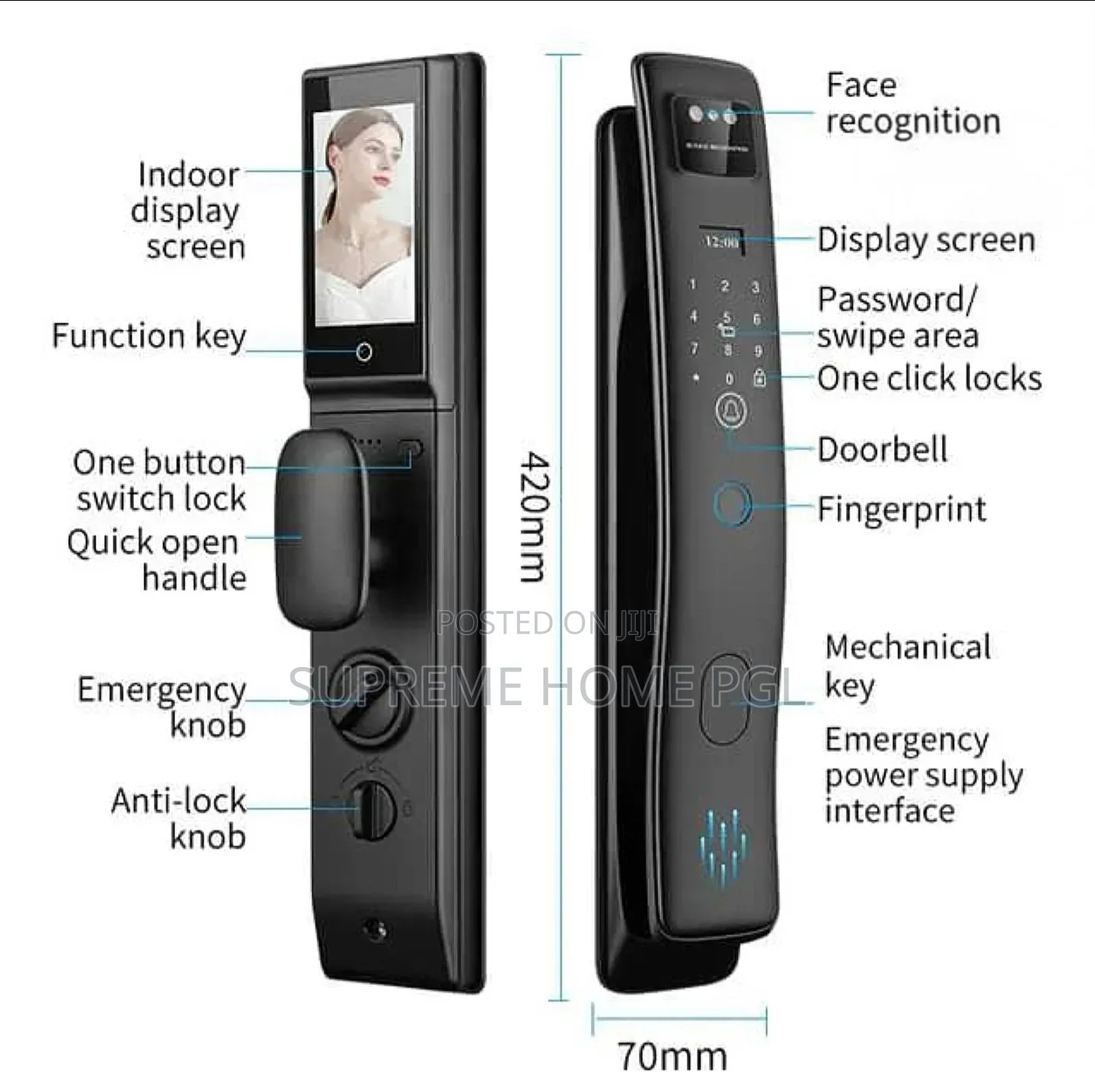 High Quality Digital Smart Door Lock