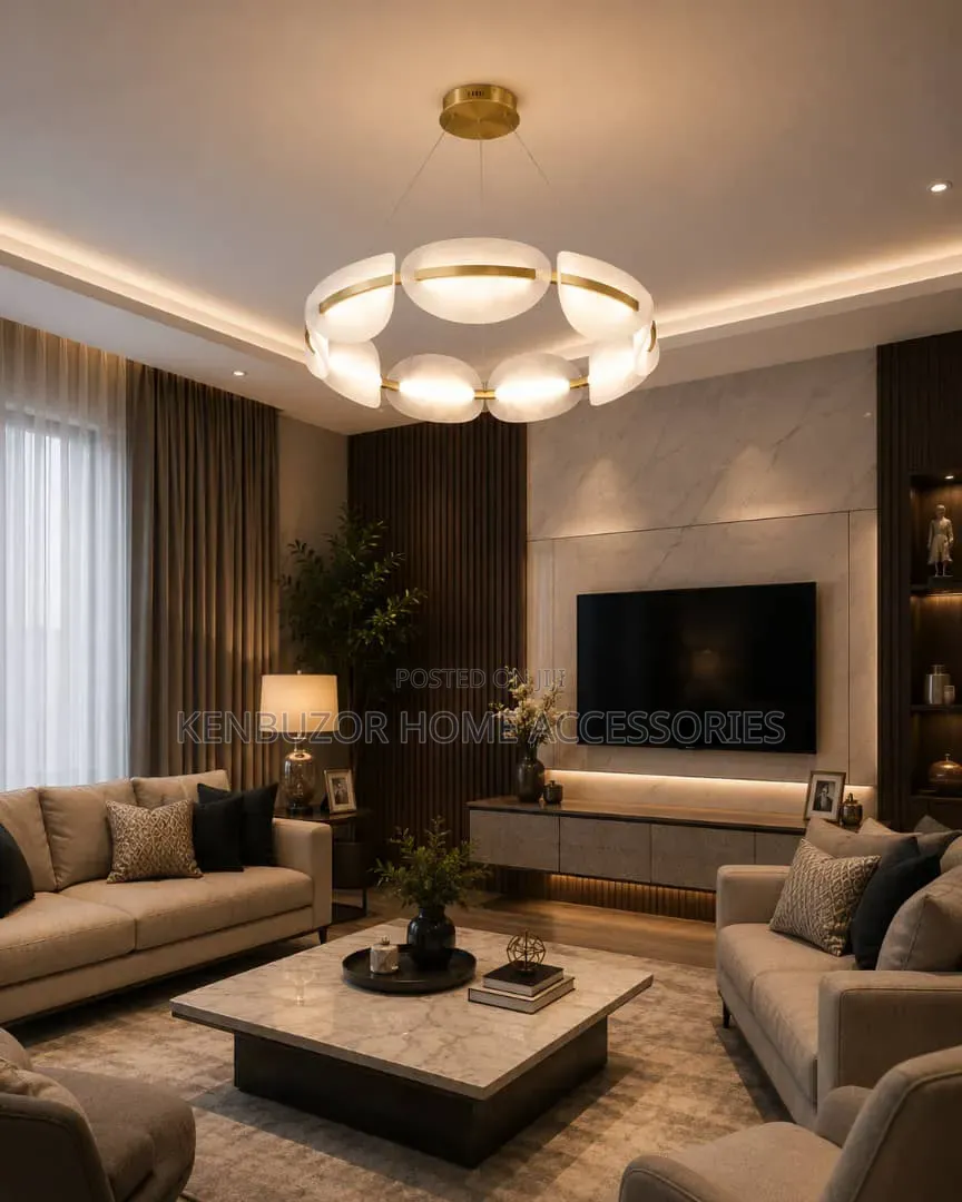 600mm Sleek Modern Design Round Pendant Light Chandelier