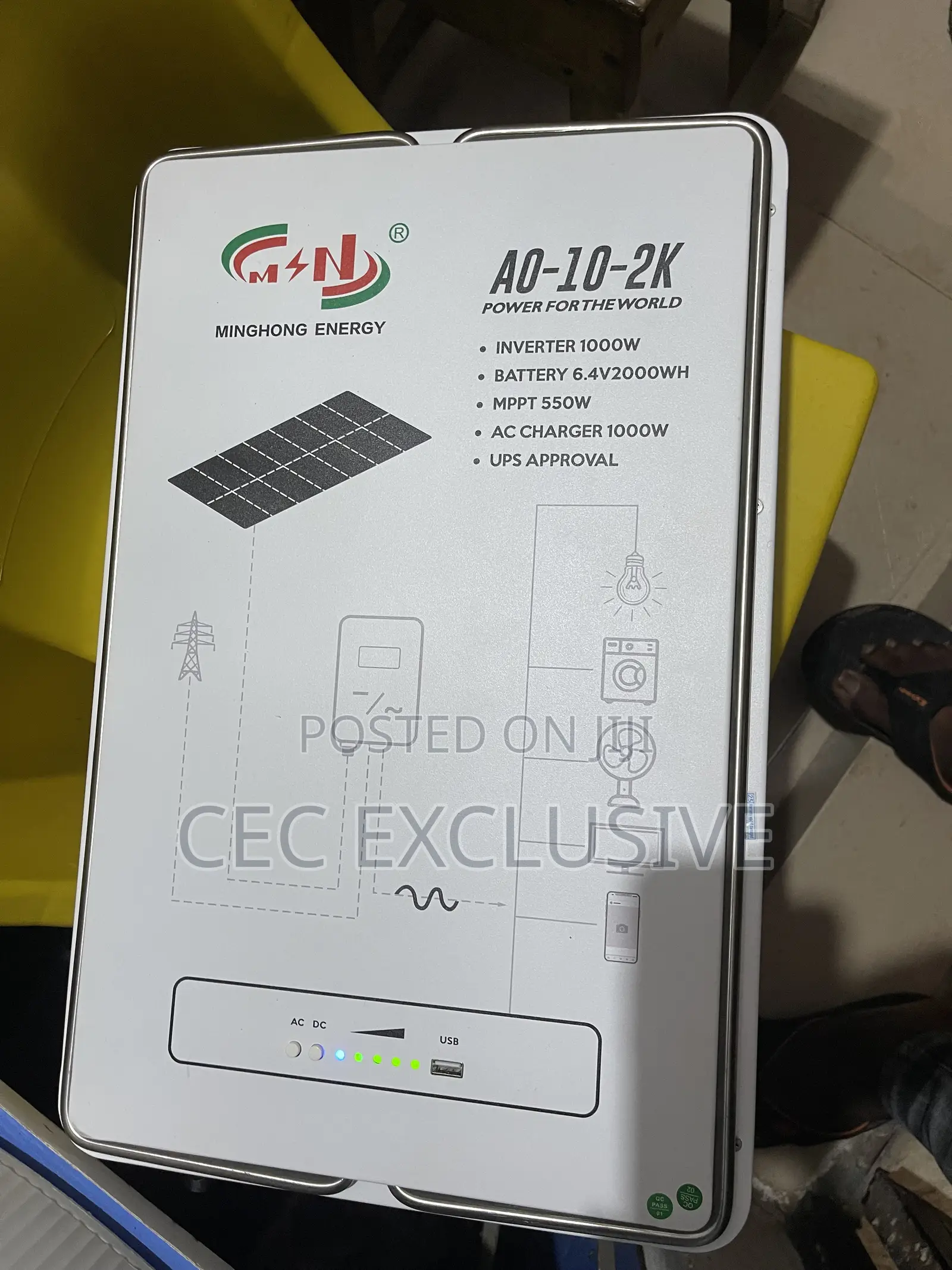 2kwh Solar Generator With 500w Solar Panel