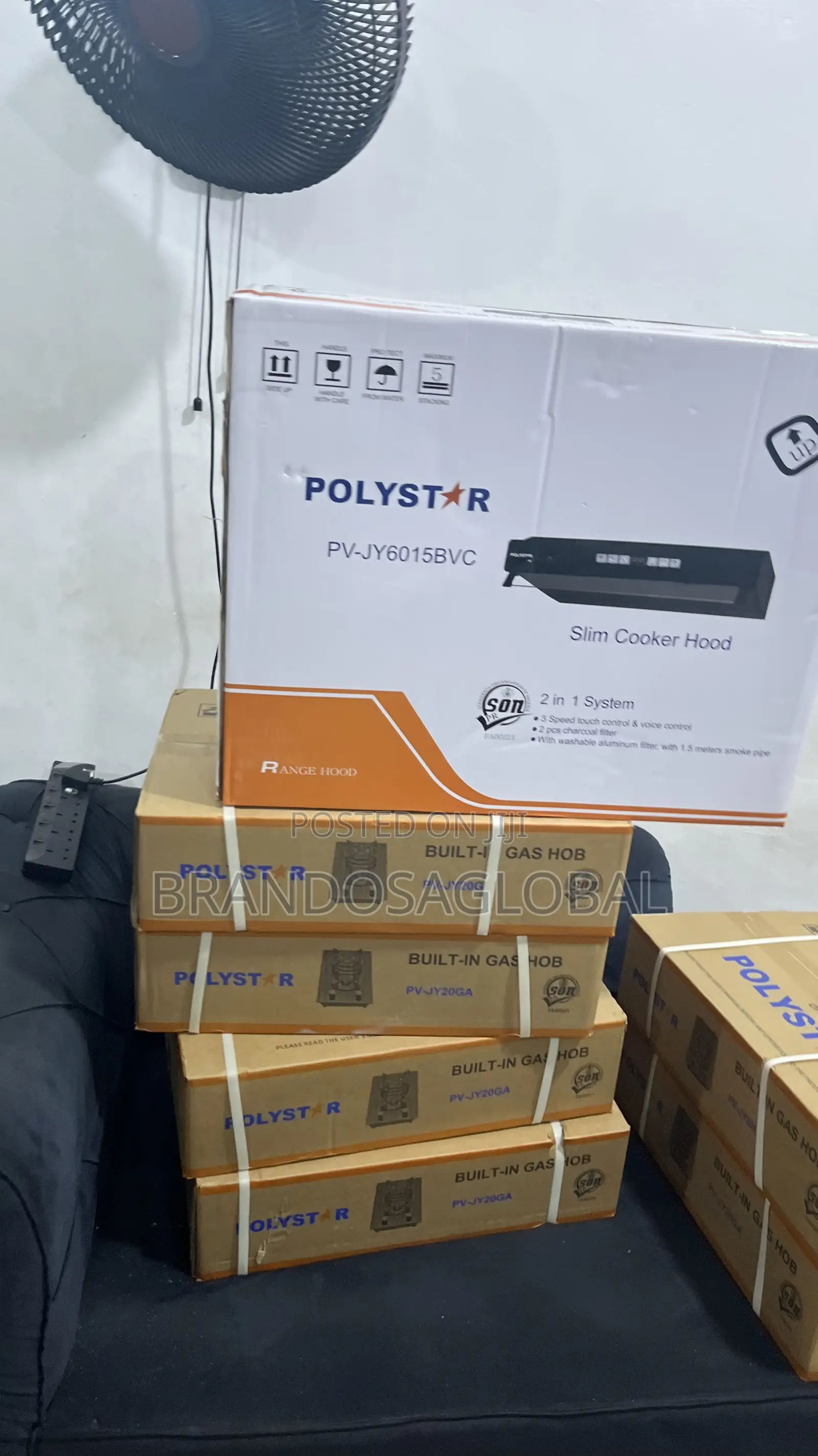Polystar Slim Cooker Hood Pv-Jy6015bvc–Modern Cooking Ventilation Unit