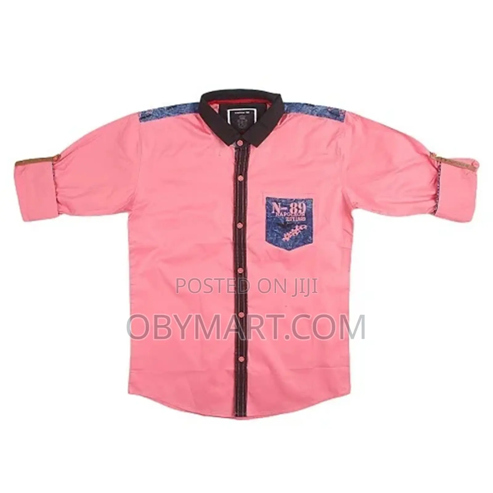 N-89 Napoleon Boy’S Shirt – Pink