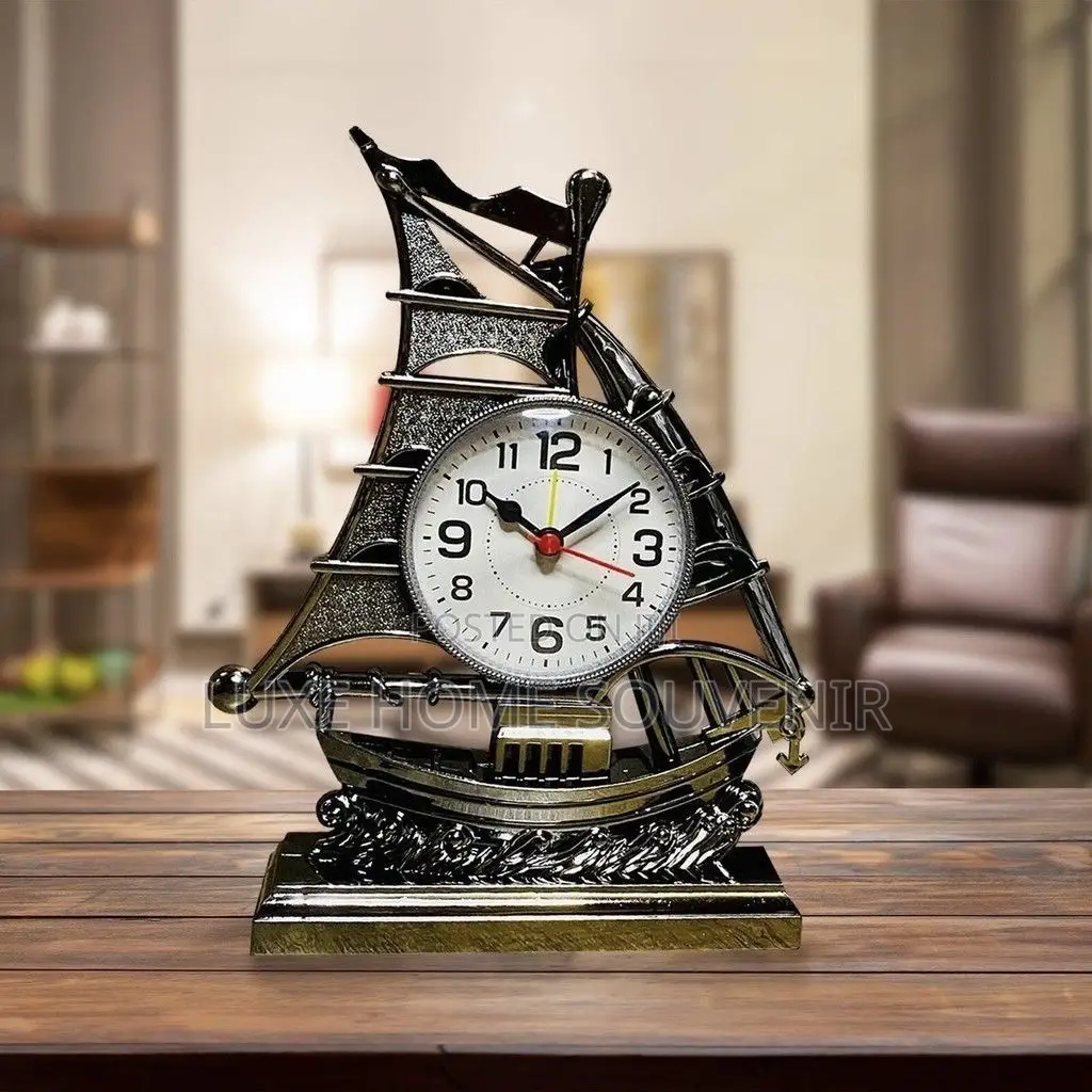 Sail Boat Shape Table Alarm Clock