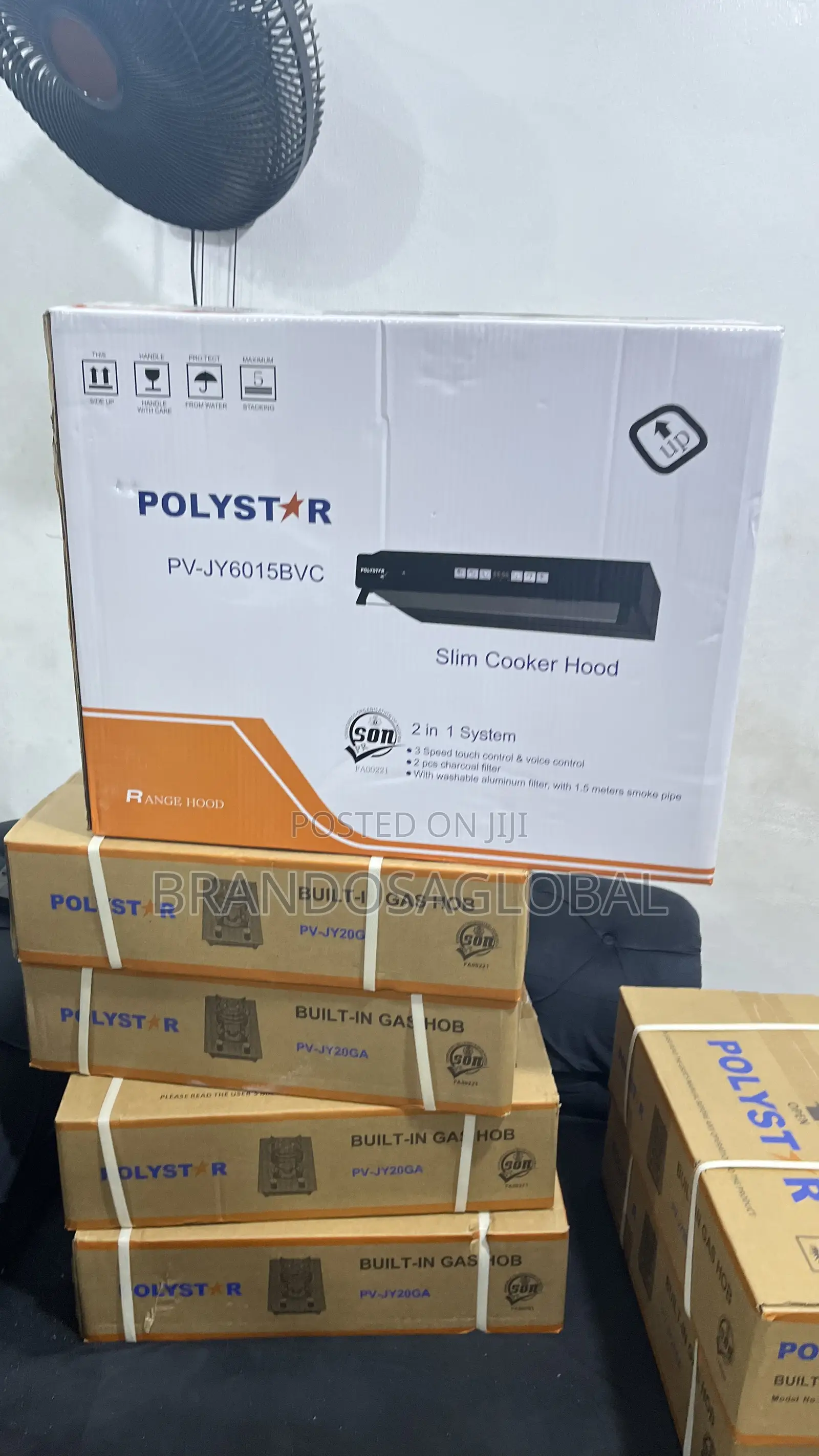 Polystar Slim Cooker Hood Pv-Jy6015bvc –Energy Saving Ventilation Unit