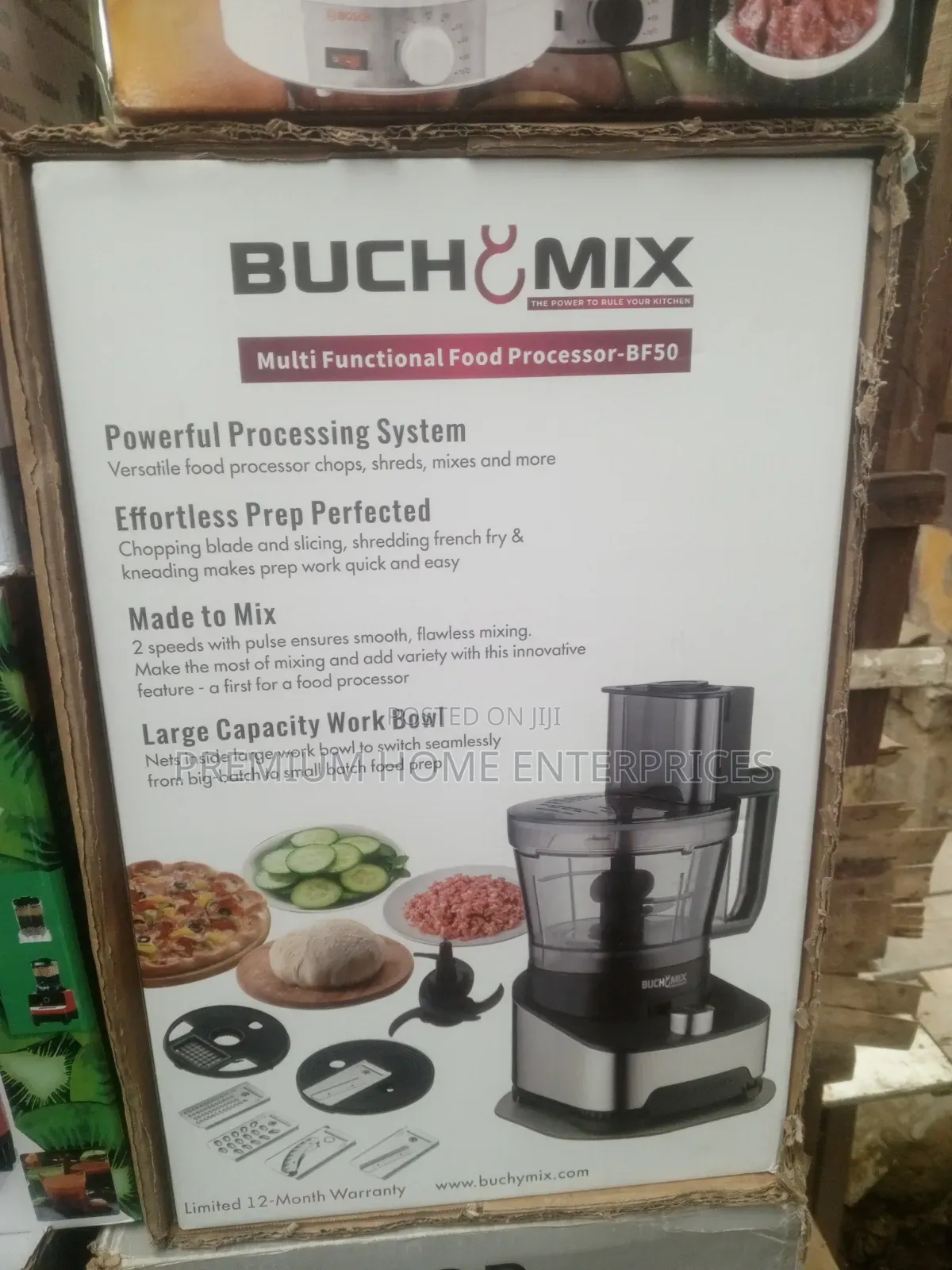 Buchymix 14-Cup Multipurpose Food-Processor, Blender, Yam Pounder
