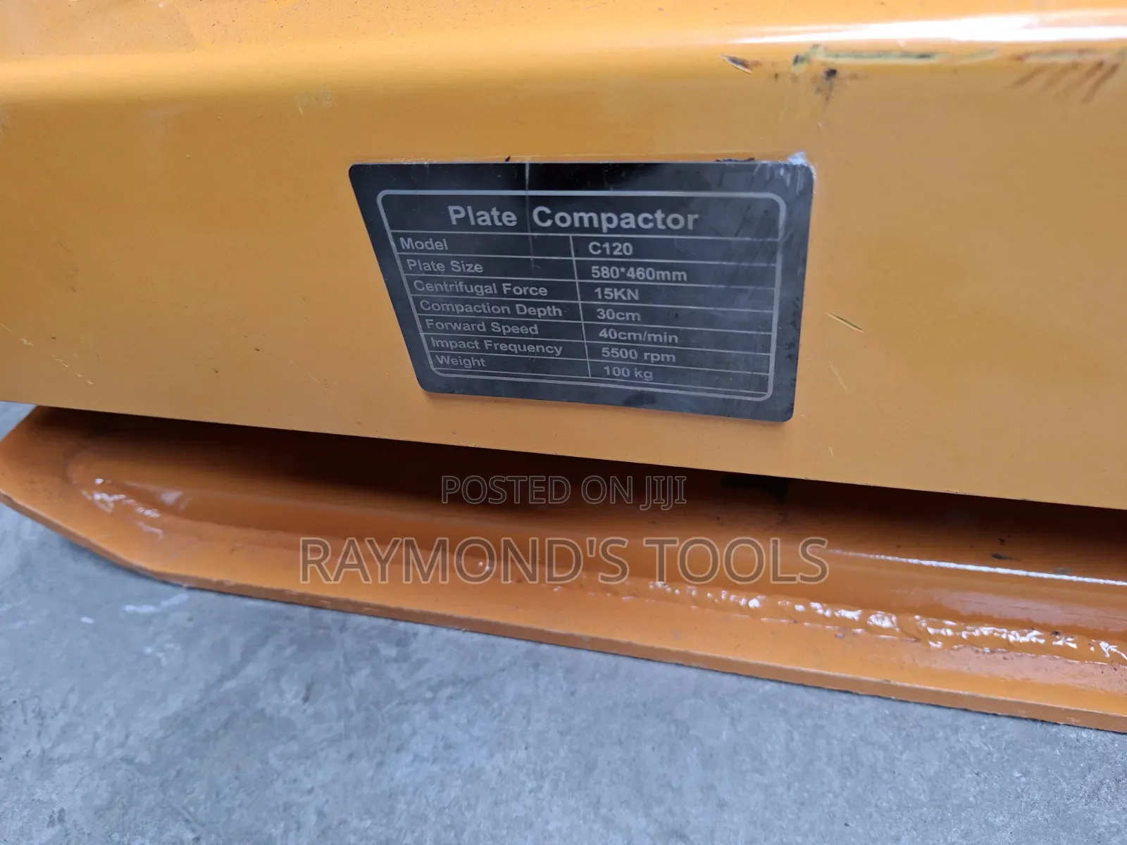 C120 Plate Compactor