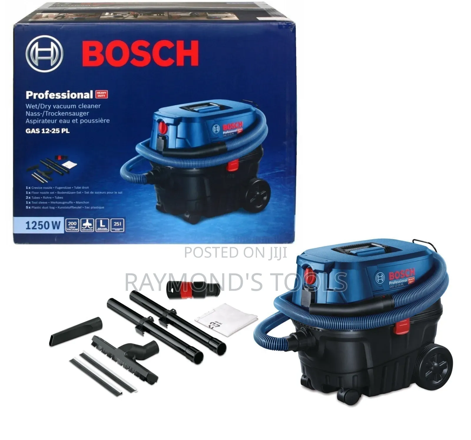 Gas 12-25 Bosch Vacuum Cleaner 25liter