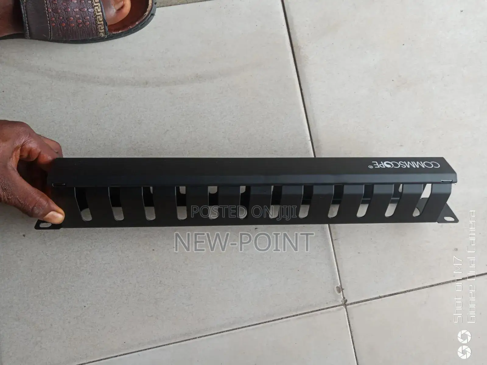1u Horizontal Cable Manager–19-Inch Rack Cable Management Panel