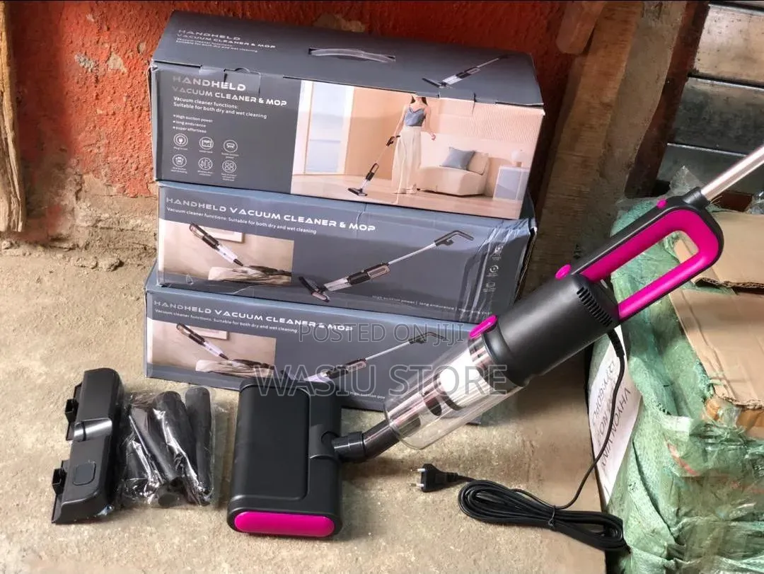 Handheld Vacuum Cleaner and Mop (Makes Use of Electricity)