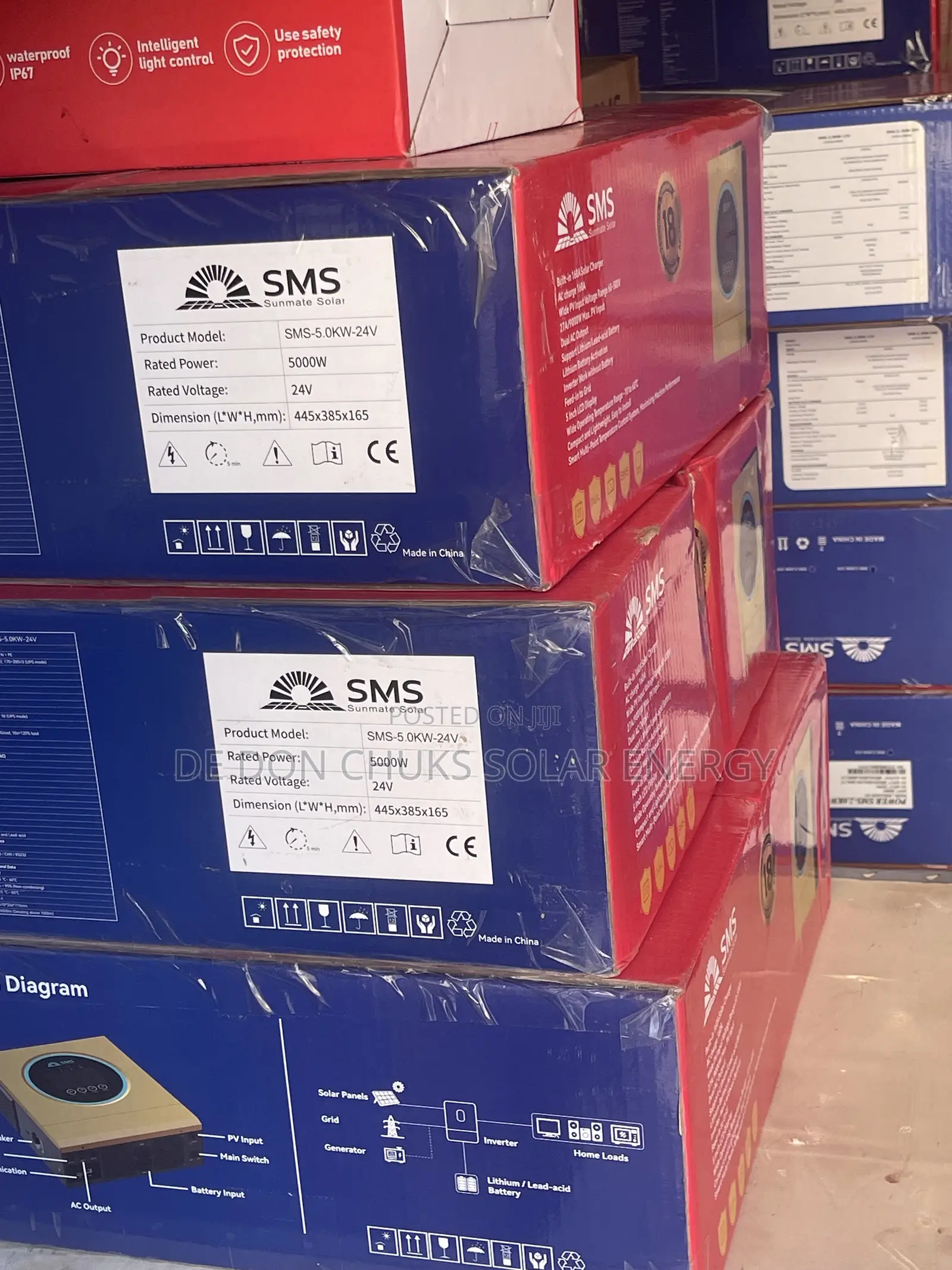 5kva 24v SMS Hybrid Inverter
