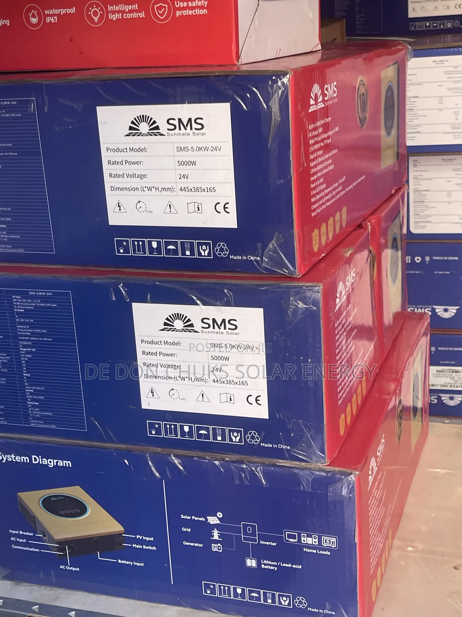 5kva 24v SMS Hybrid Inverter
