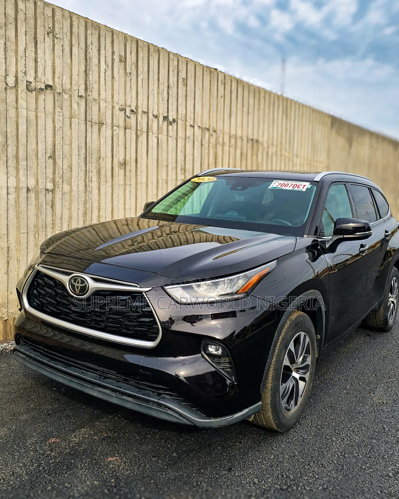Toyota Highlander XLE AWD 2020 Black
