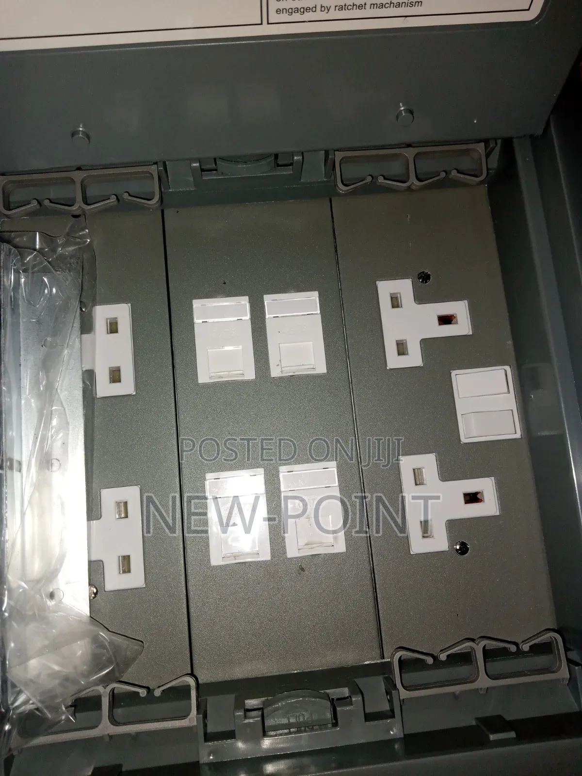 Raised Floor Box for Data, Voice Power – Cable Floor Outlet Box