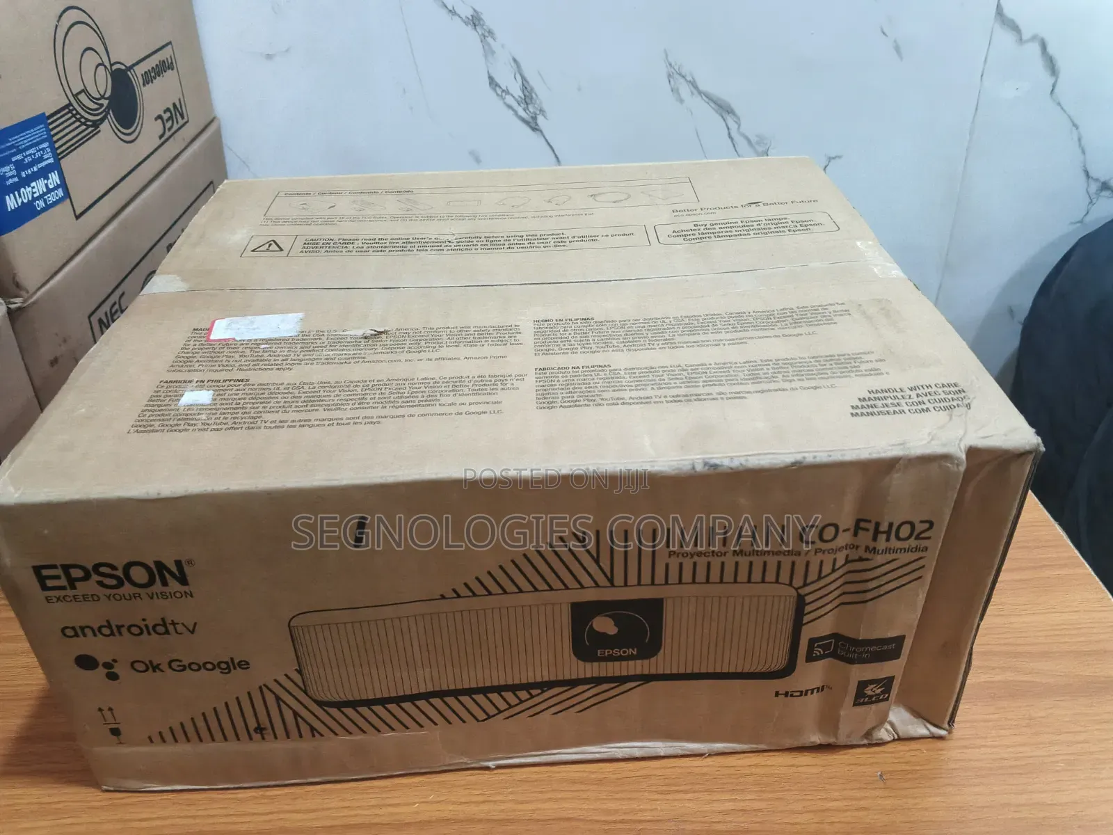 Epson Epiqvision Flex Co-Fh02 Smart Androidtv Full Hd 3lcd Projector