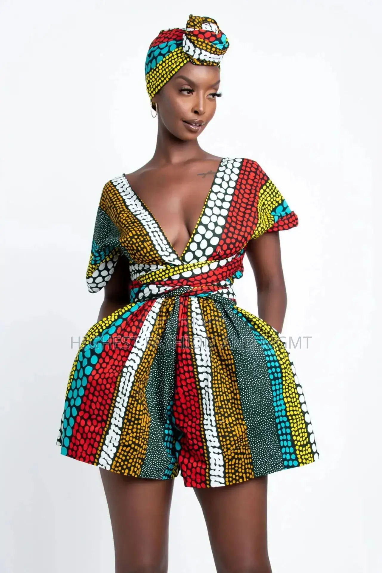 Mini Multi Wear African Jumpsuit