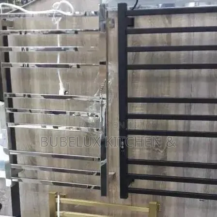 Electric Heated Towel Rail / Towel Warmer Rack-steel Gold Black Chrome