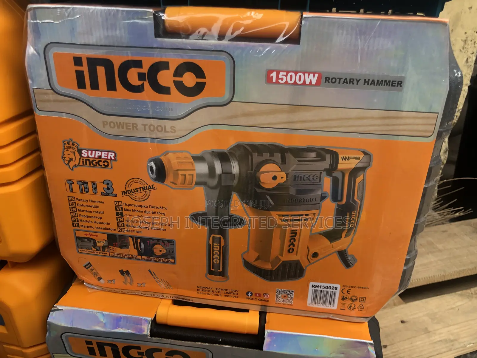 Ingco 1500w Rotary Hammer (Model Rh150028