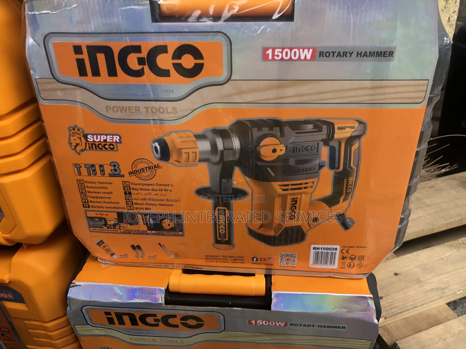 Ingco 1500w Rotary Hammer (Model Rh150028