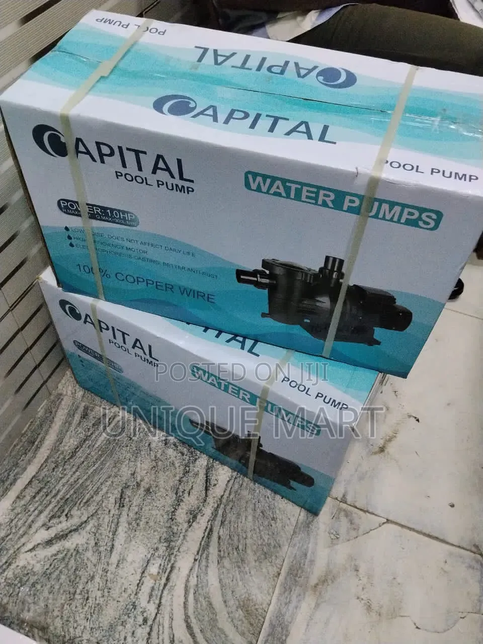 2hp Quality Swimming Pool Pump. Brand: Capital. 100% Copper Coil.