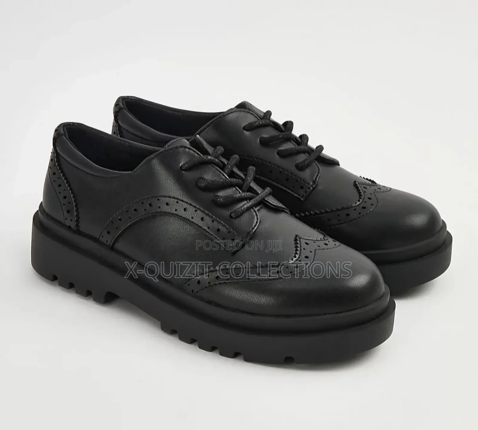 George Black Chunky Brogue School Shoes (31-33)