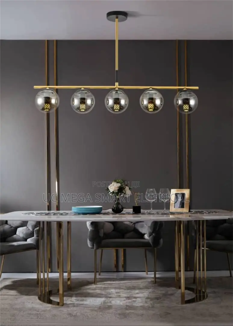 Nordic Minimalist Magic Bean Led Hanging Chandelier Bedroom