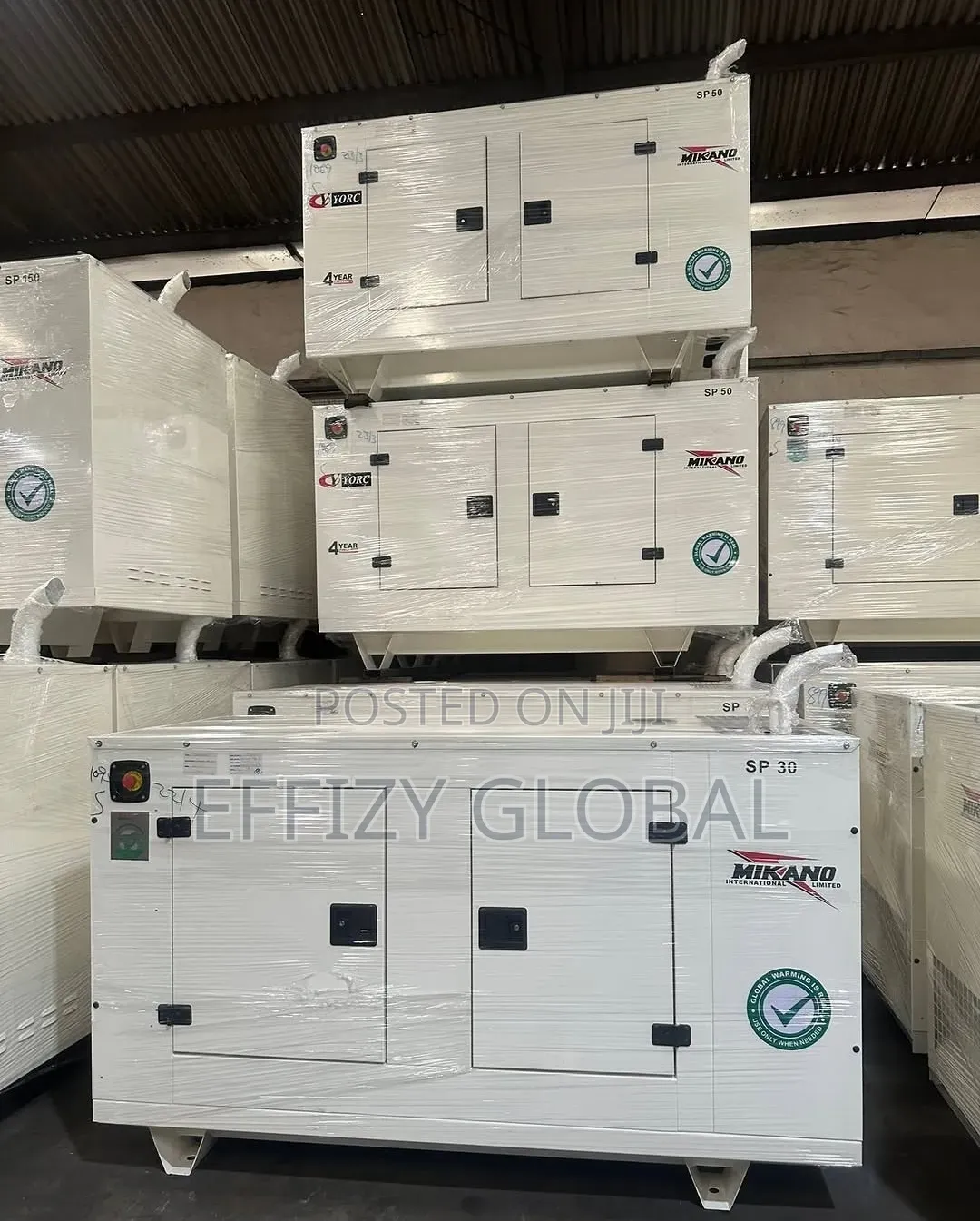 Brand New 30kva Mikano Soundproof Diesel Generator