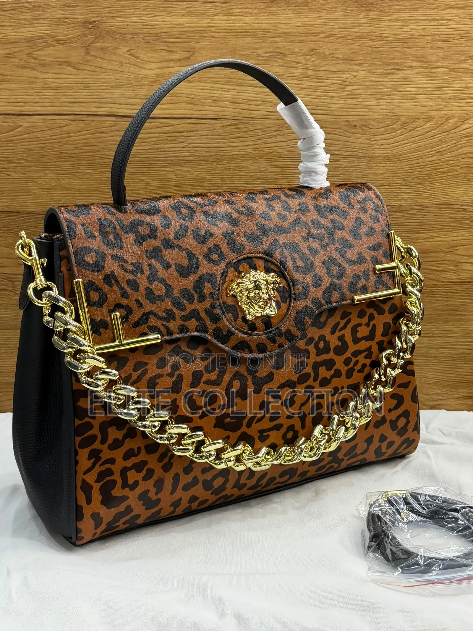 Fendi Versace Quality:- Luxury Material:- Leather Size:- Big