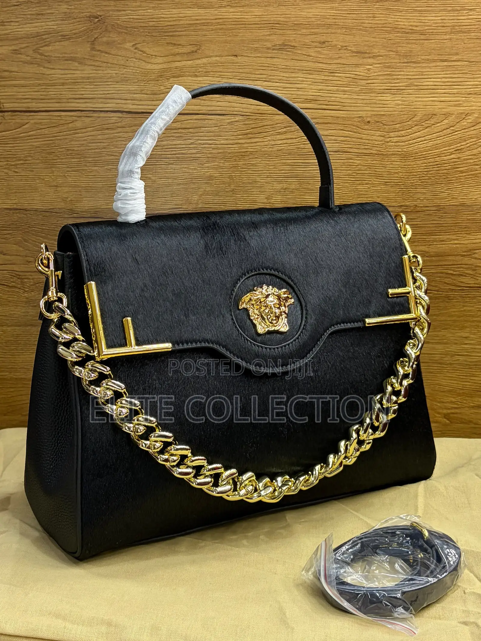 Fendi Versace Quality:- Luxury Material:- Leather Size:- Big