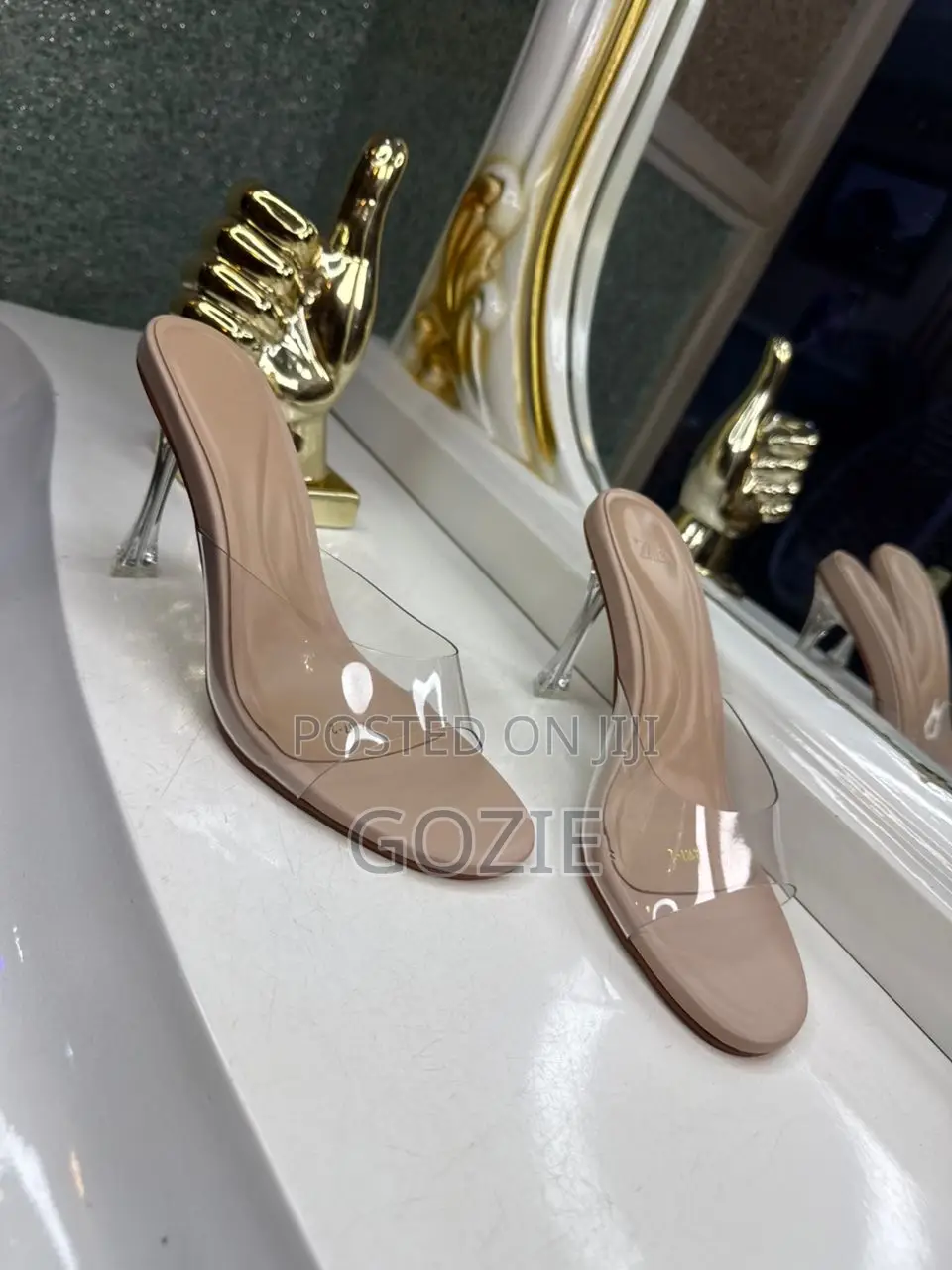 Stylish Elegant Pencil Heel Slippers